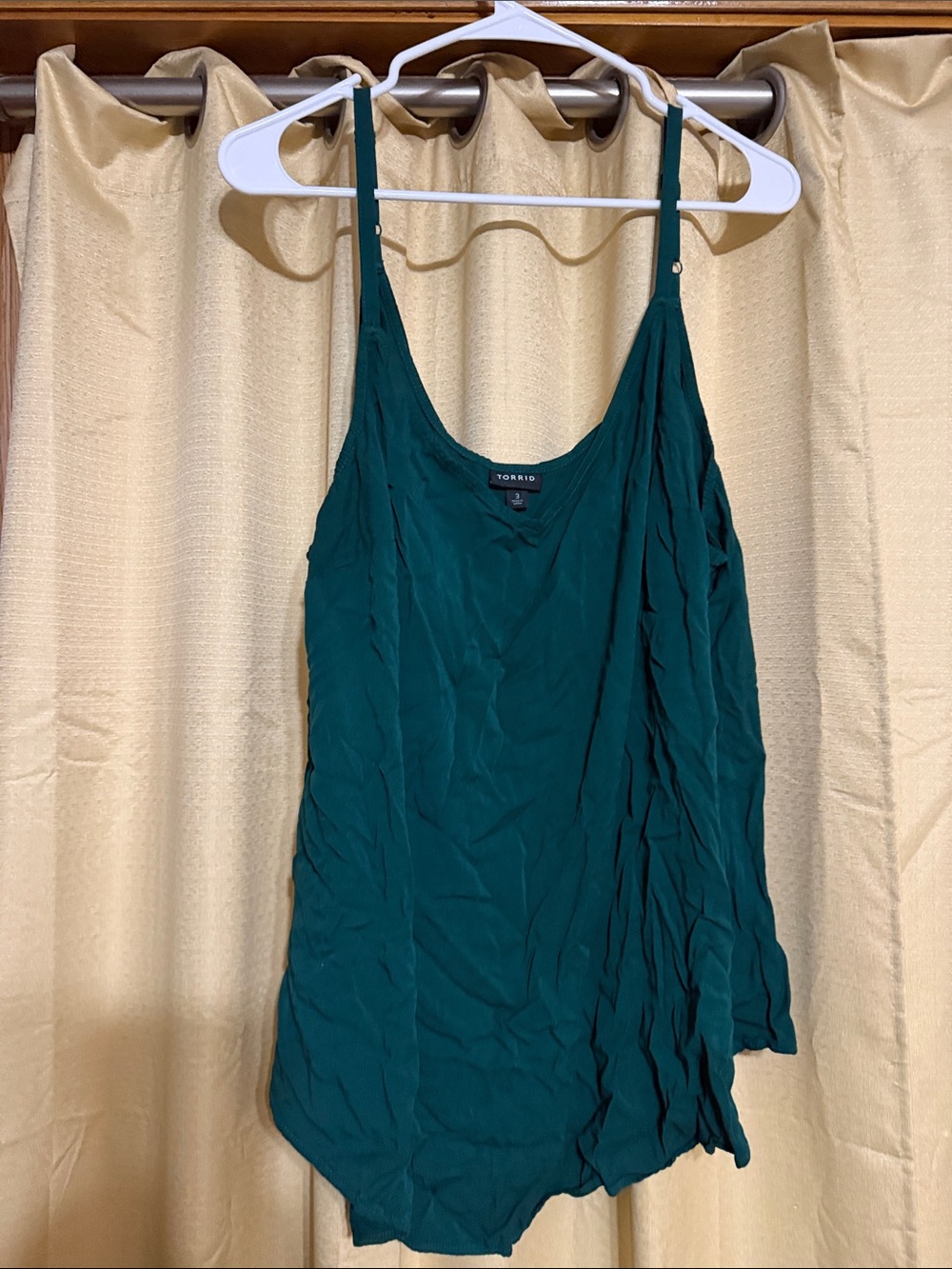 torrid emerald green cami